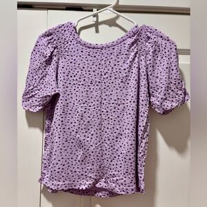 Democracy | Purple Polka Dot Blouse